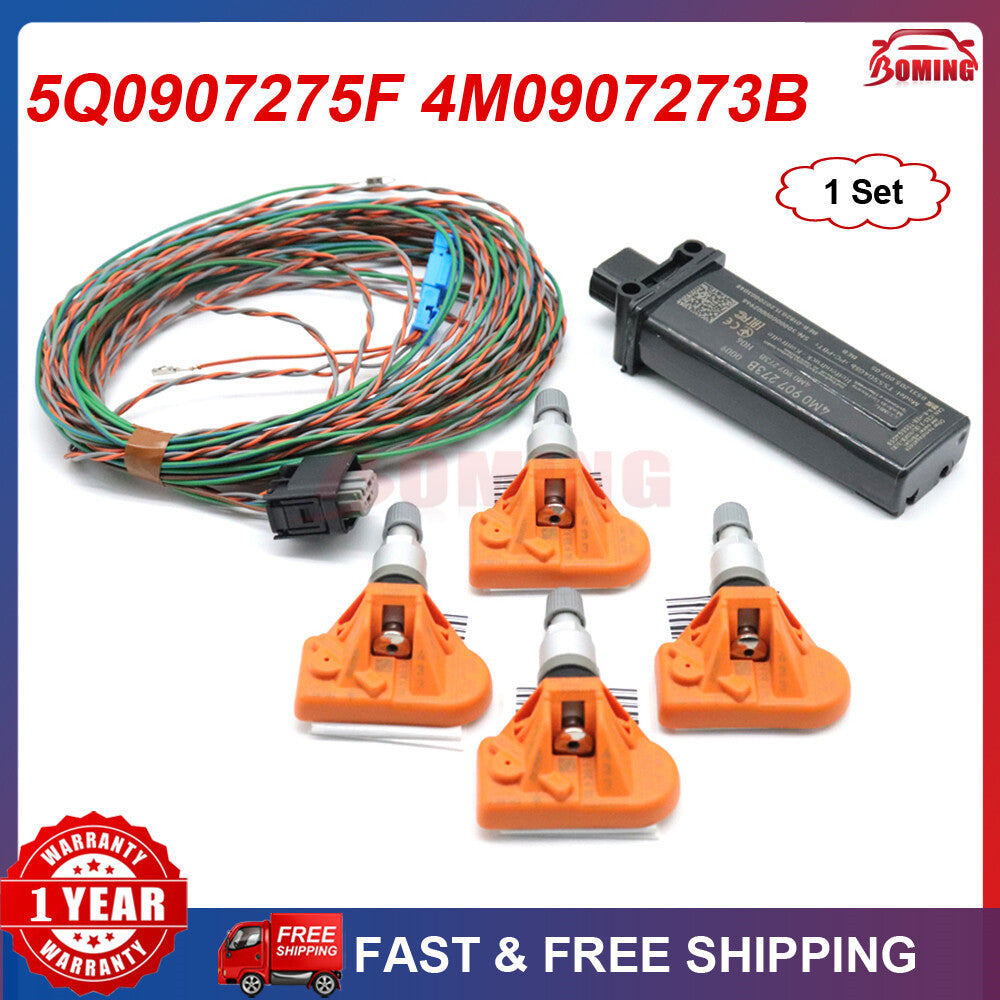 The new 4M0907273B and 5Q0907275F tire pressure TPMS sensors are suitable for Audi for A4 , B9, for A5 , B9, Q5, and Q7.