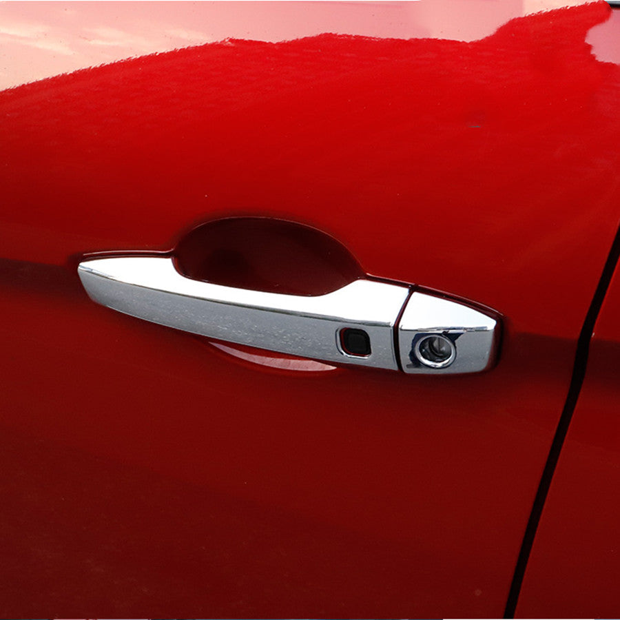 ABS Chrome Door Handle Cover Molding Trim For Eclipse Cross 2018-2022 v