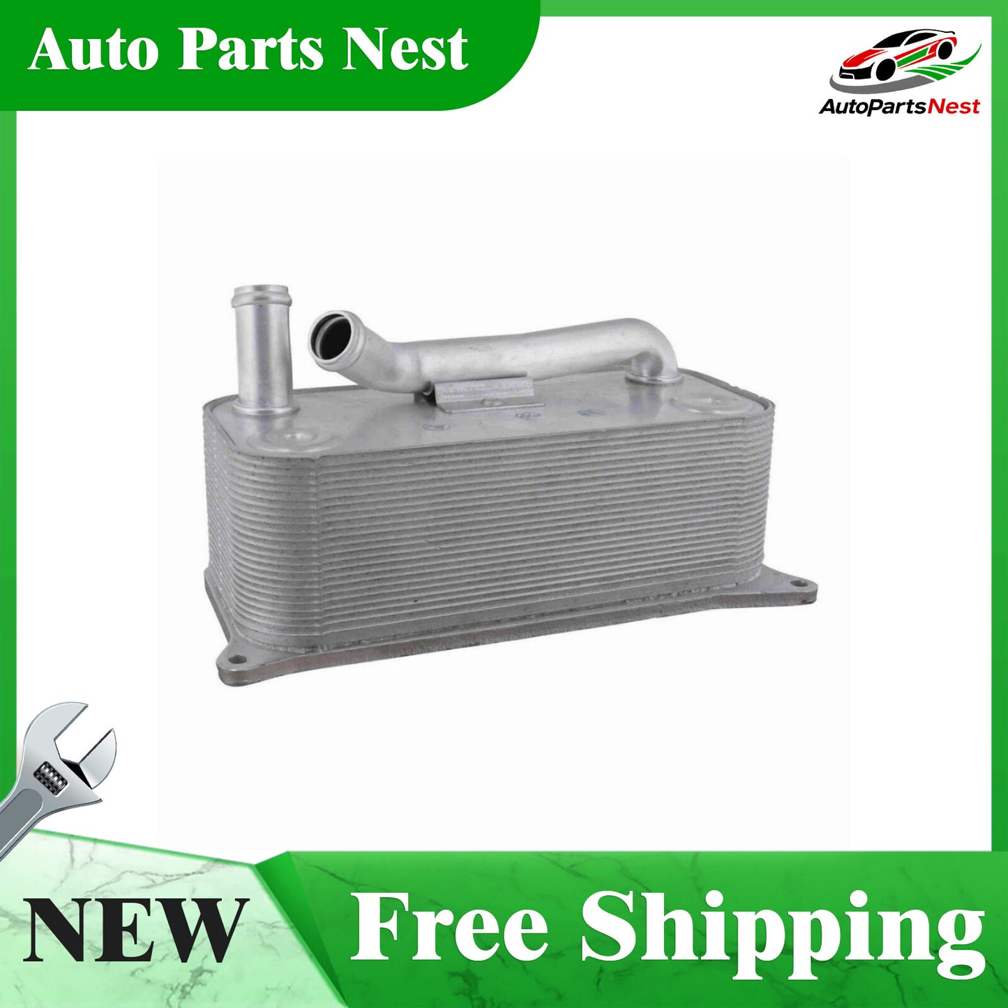 Vemo V15-60-6085 Engine Oil Cooler For 07-11 for Audi S6 S8 Q