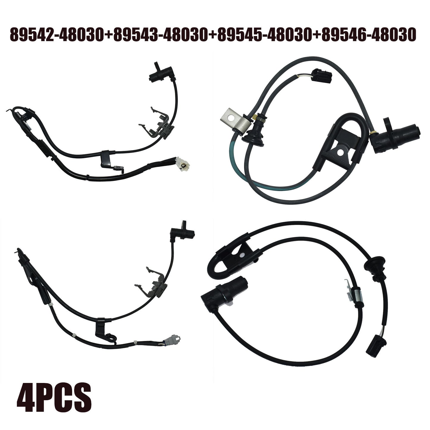 4X ABS Wheel Speed Sensor for Toyota Highlander for Lexus RX330 RX400h Q