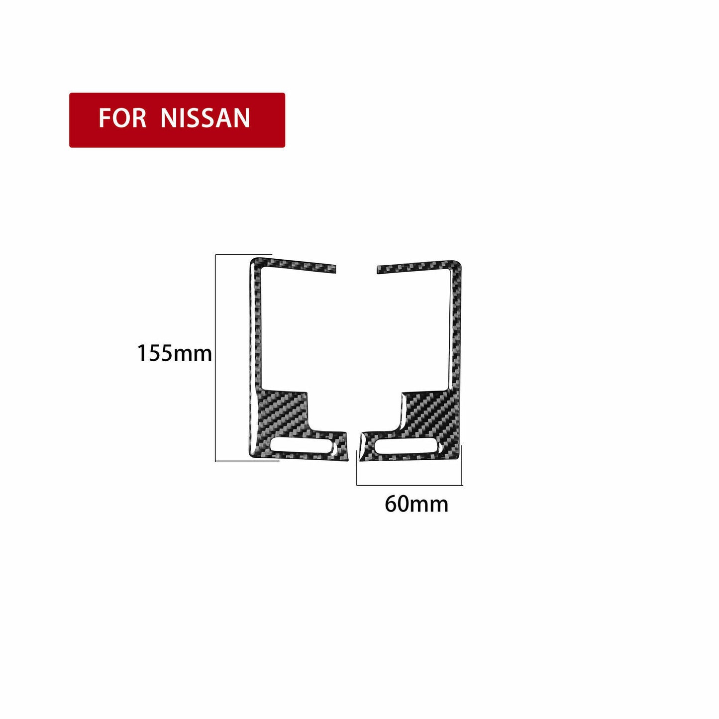 Carbon Fiber Interior Trim Cover for Nissan 350Z 2003-2009