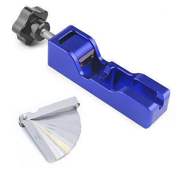 Universal spark plug gap tool for most 10/12/14/16 mm spark plugs + angle gauge