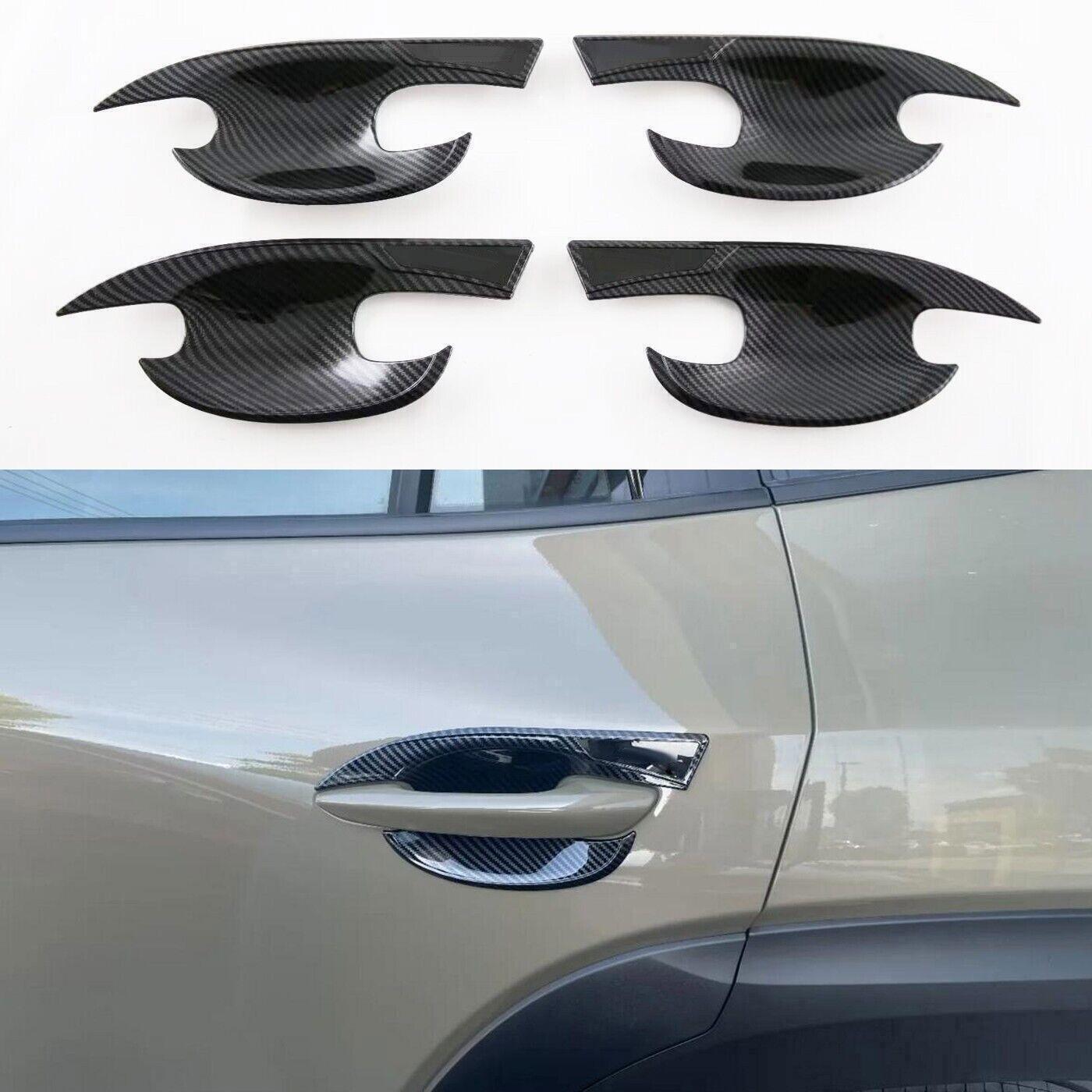 4P for Mazda CX-50 23-25 ABS Carbon Fiber Out Side Door Bowl Molding Cover Trim