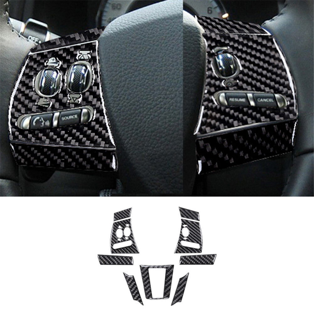 Carbon Fiber Passenger Side Door Switch Cover Trim For Explorer 2020-2023 v