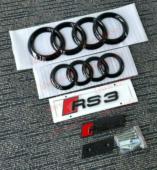 Car keychain/key ring embroidered nylon car accessories HKS black for Toyota