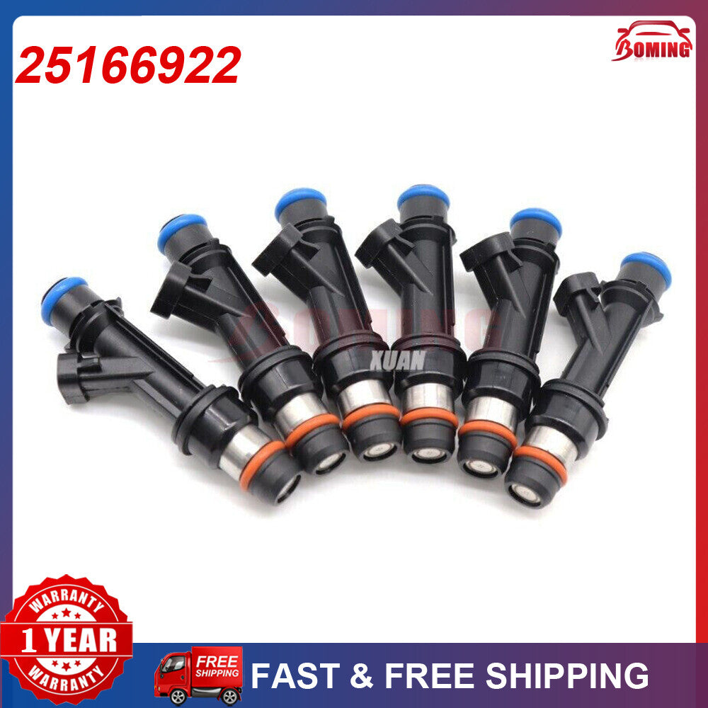 new 6P 25166922 fuel injectors suitable for Isuzu Rodeo, for Honda Passport, for Acura 3.2L, 3.5L V6
