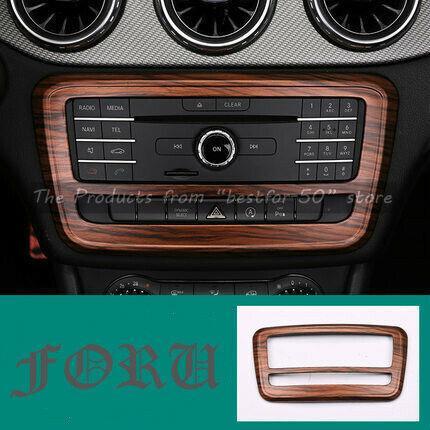 Wooden Coverlay Dash Cover for Mercedes for Benz CLA W117 GLA X156 Decorative Trim