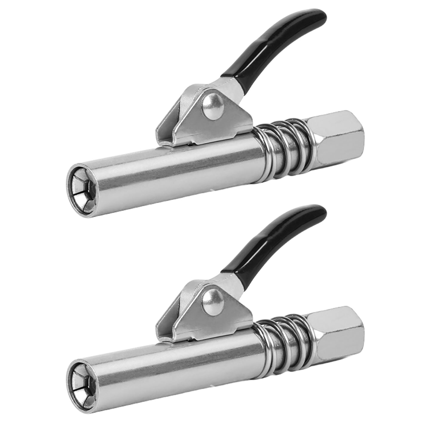 Silver+Black Oil Injection Nozzles For All SAE and Zerk Metric Accessories