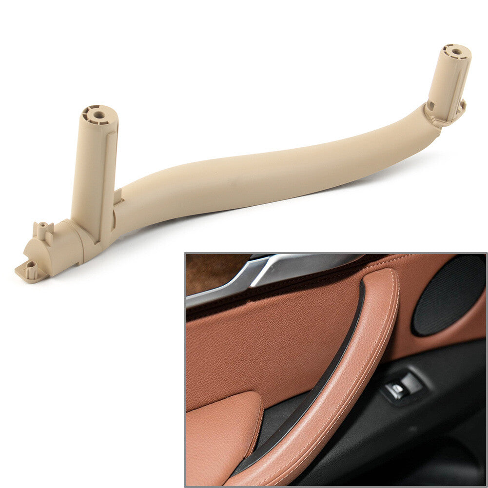 Left Inner Door Panel Handle Pull Trim Cover Beige for BMW X5 X6 F15 F16 2014-18 Q