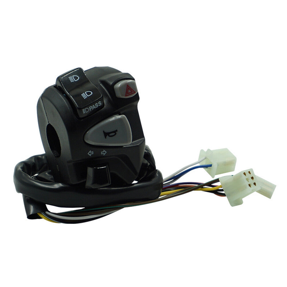 7/8 Motorcycle Handlebar Horn Turn Signal Low/High Beam Headlight Switch