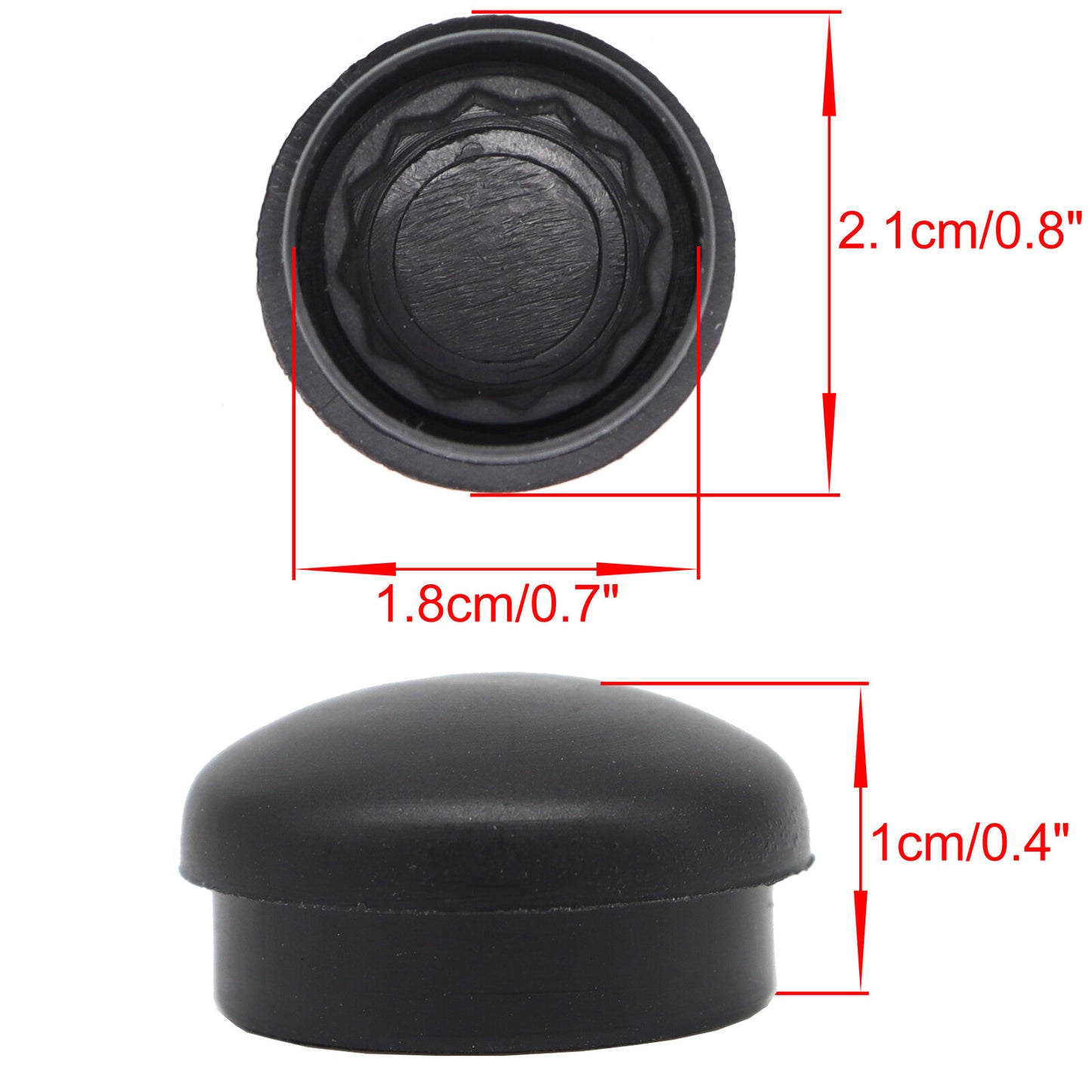 4PC for VW Transporter T4 T5 T6 Front Windshield Wiper Arm Nut Caps Bolt Cover