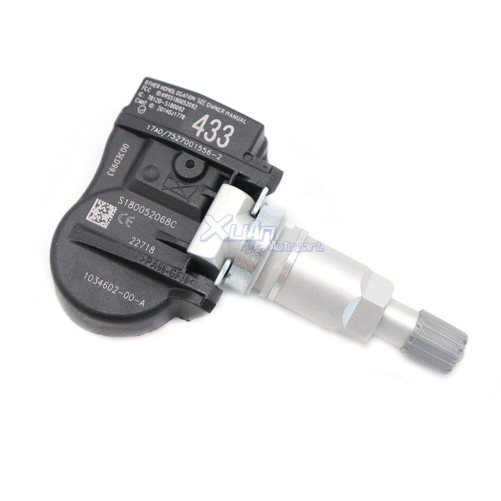 4-piece tire pressure sensor (TPMS) kit, brand new 103460200A, for Model 3 SX 433MHz. v