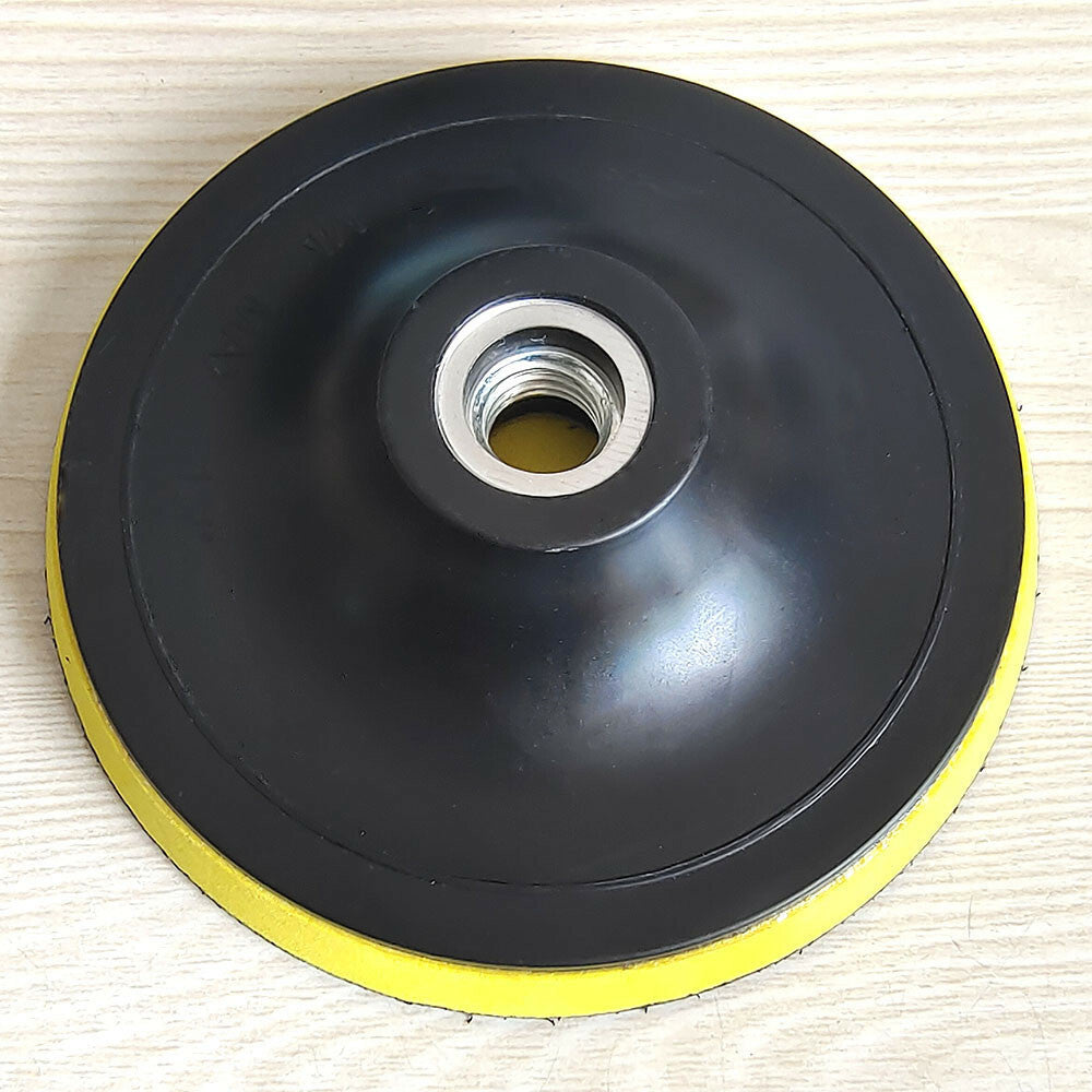 7-inch hook-and-loop grip cushioned wool polishing pad + polishing disc cleaning