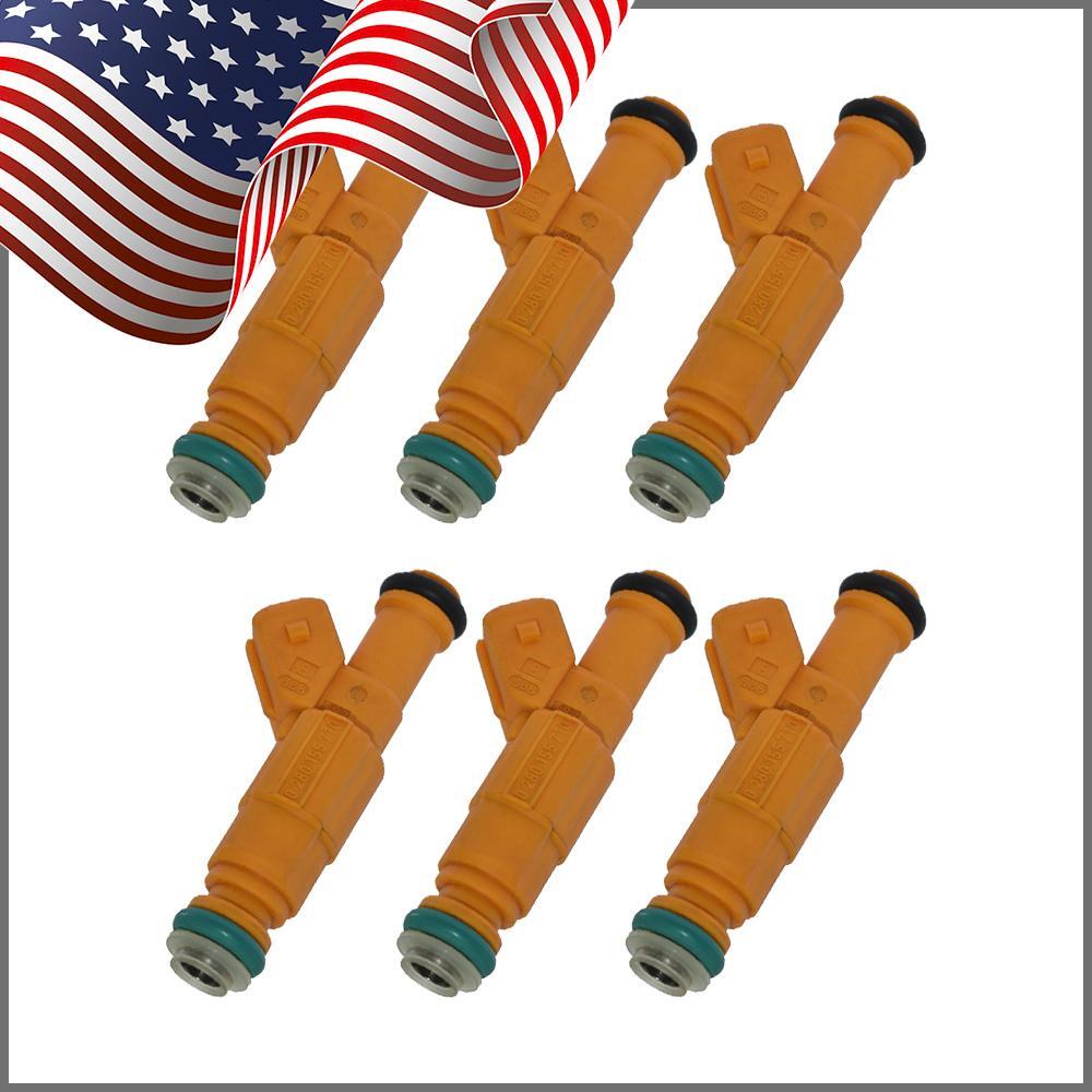 6X Fuel Injectors For 1989-1998 for Jeep Grand Cherokee for Wrangler 4.0L 0280155710
