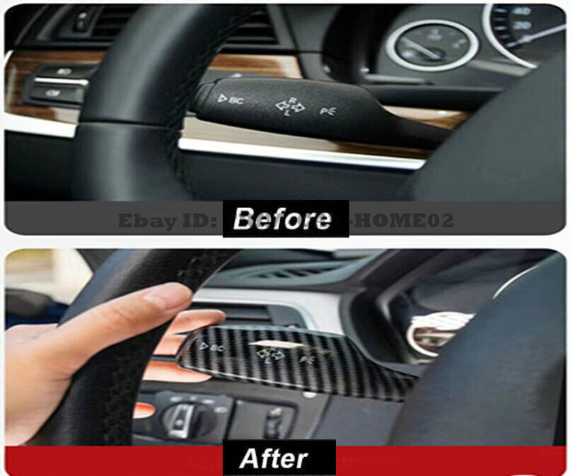 For X3 X4 X3M X4M iX3 2018-2023 ABS Carbon Turn Signal Wiper Lever Cover n