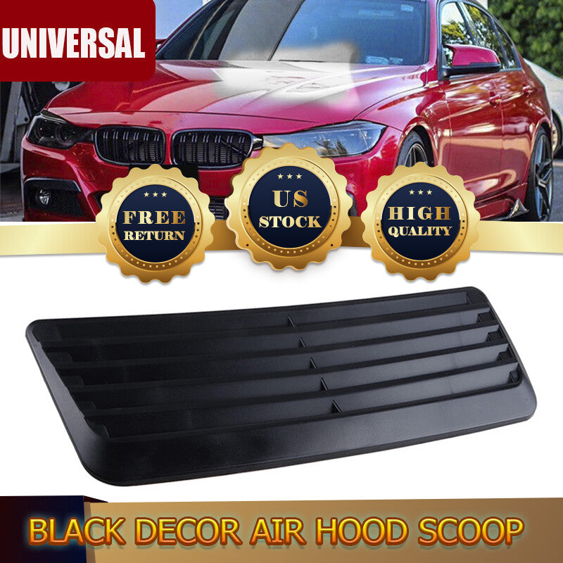 Black air intake hood decorative spoon vent cover for General Motors Q