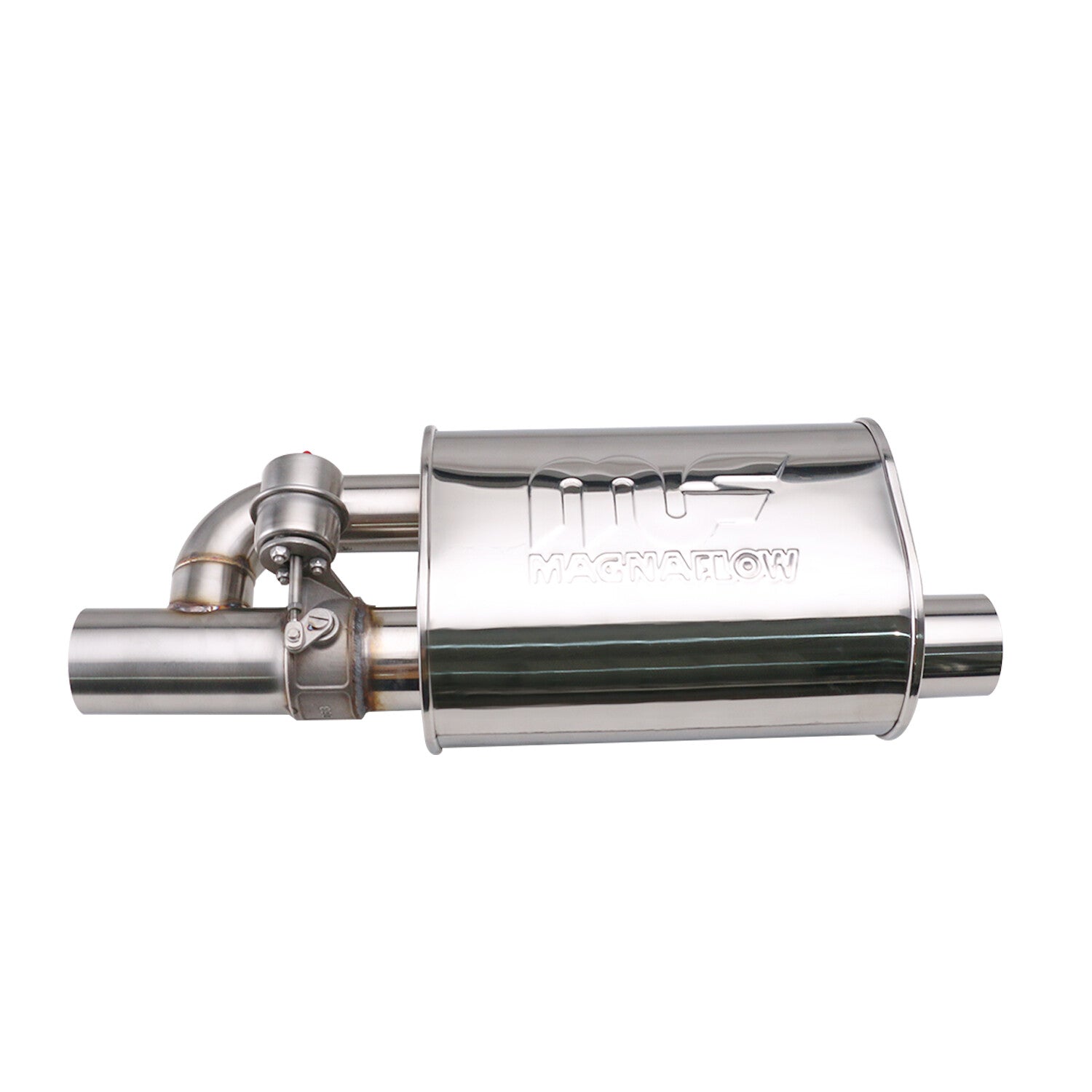 L+R 2.5 In/out Adjust Sound Value Muffler W/ Exhaust Valve 8.346  Universal