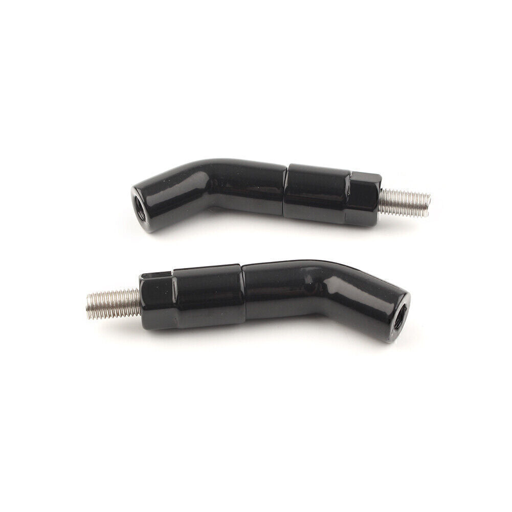 for Harley 2018-2019 Iron 1200 XL1200NS 2X Black Mirror Stem Extenders Q