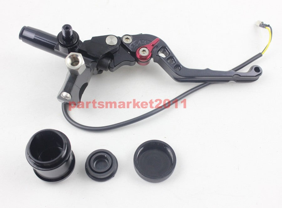 Adelin CNC PX-2 Brake Hydraulic Lever Master Ruckus Zoomer Motorcycle 7/8 Black