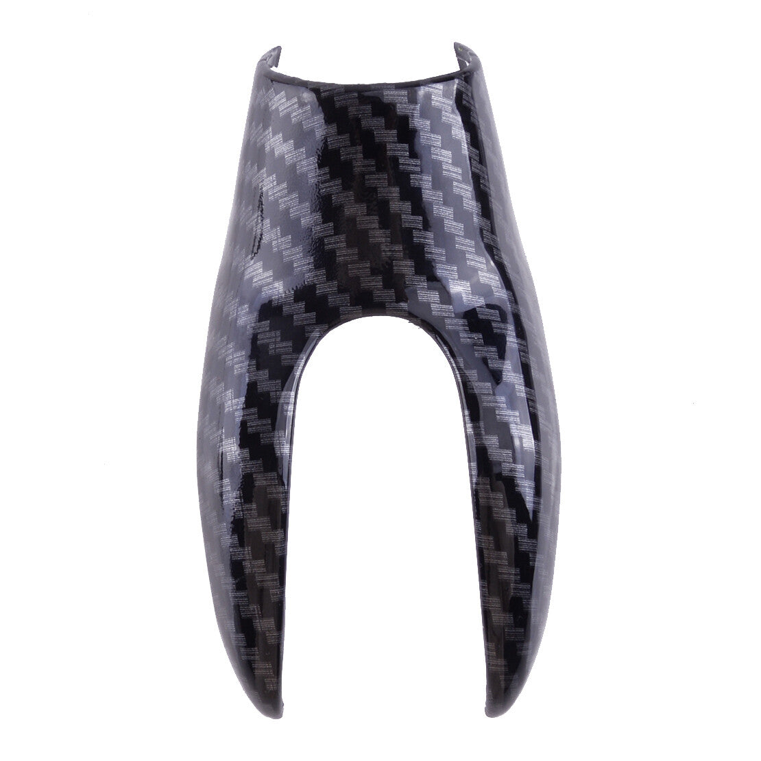 2Pc Carbon Fiber ABS Gear Shift Knob Cover Fit for Escape Kuga 2013-19 v