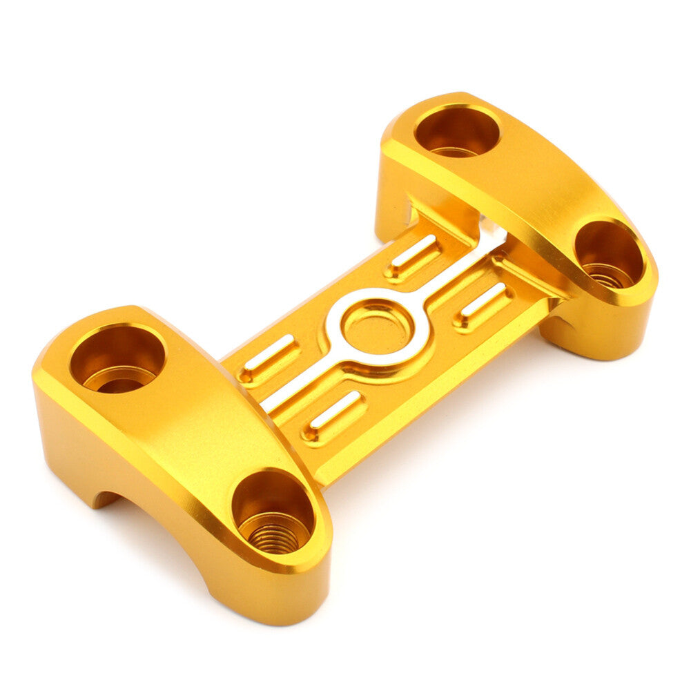 Gold CNC Handlebar Risers Top Cover Mounts Clamp for BMW R NINE T R9T Scrambler Q