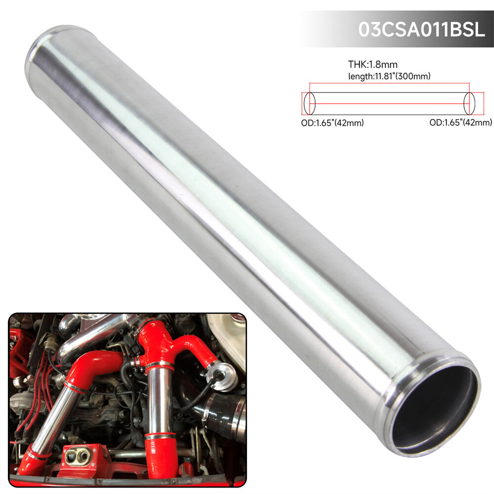 42mm 1.65 inch Aluminum Intercooler Intake Turbo Pipe Piping Tube hose L=300mm