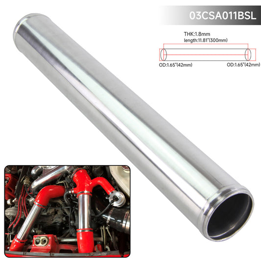 42mm 1.65 inch Aluminum Intercooler Intake Turbo Pipe Piping Tube hose L=300mm