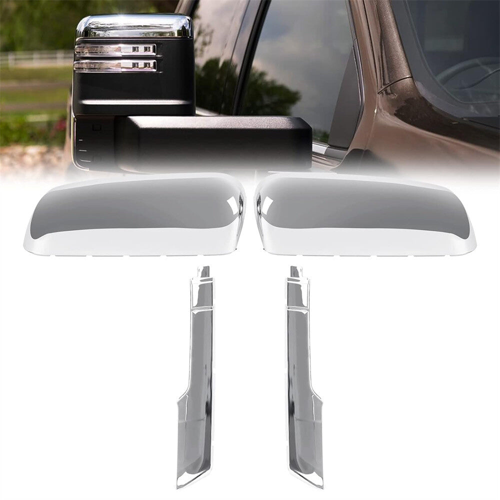 For 2020-23 Chevy Silverado for GMC for Sierra HD 2500 3500 Top Side Mirror Cover Caps