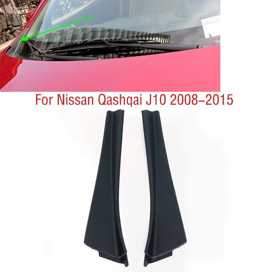 1 Pair For Qashqai J10 2008-2015 Front Windshield Wrap Corner Trim Wiper v