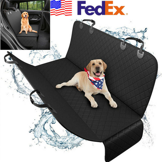 1x Waterproof Car Rear Back for Seat Cover Pet Mat Hammock Cushion Protector Nonslip Q
