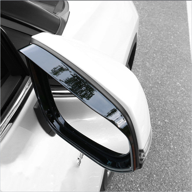 For RAV4 2019-2023 Bright black Mirror Rain Eyebrow Trim v