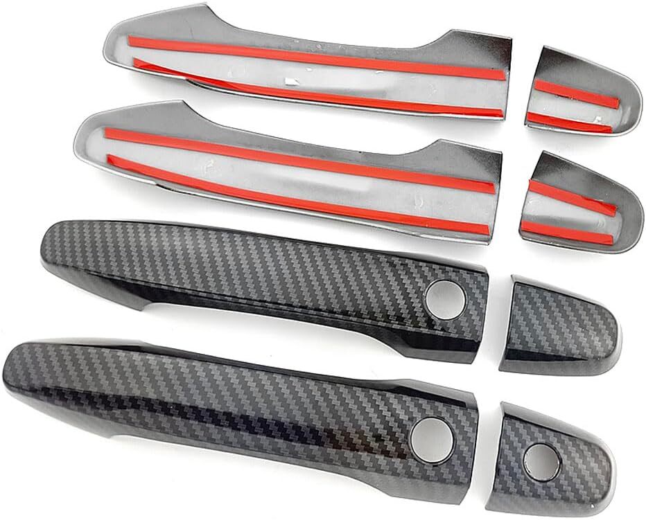 for Honda for Civic CR-V CRV 2012-2016 Door Handle Cover Carbon Fiber w/ for Smart Holes