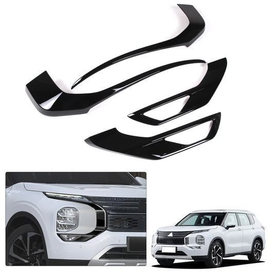 Front grille trim protector sleeve (4 pieces) for Mitsubishi Outlander 2023, 2022, 2024