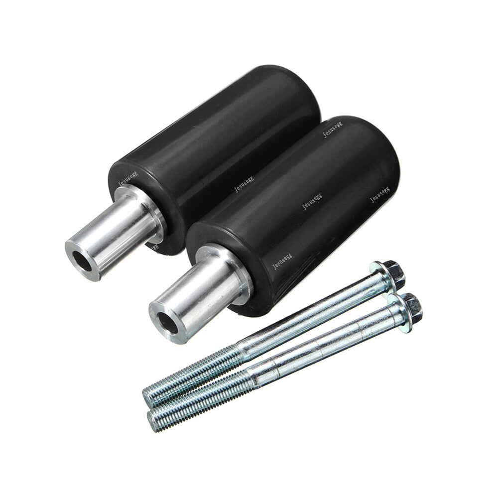 Pair Black Motorcycle Frame Sliders Crash Protectors Fits for Kawasaki for Honda for Yamaha Q