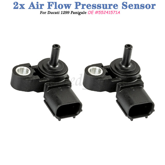 Two map-quality airflow pressure sensors for Ducati Multistrada 1200S Touring 10-14. v