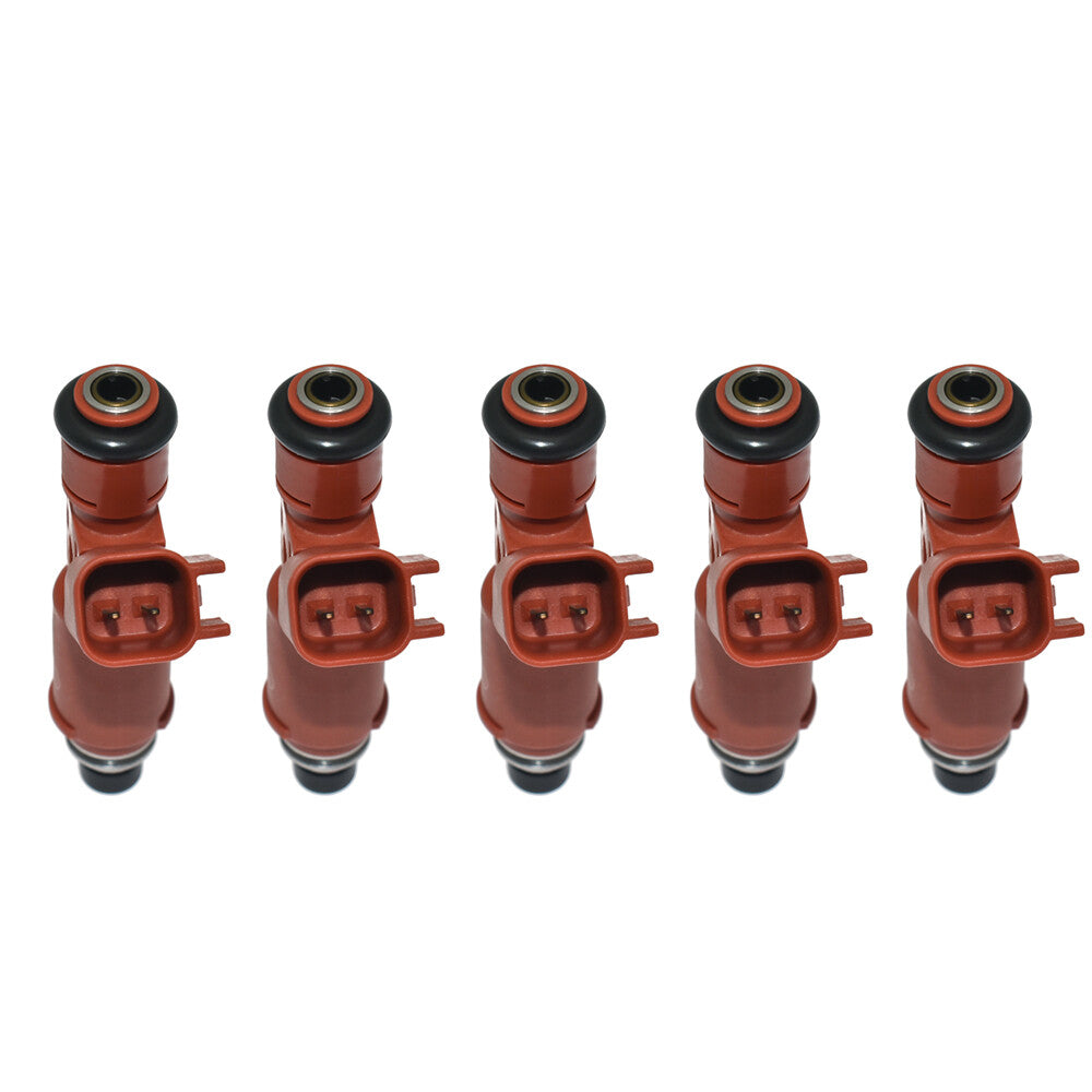 Set of 5 Fuel Injectors for Volvo S60 2001-2005 V70 2001-2007 2.4L 9470229