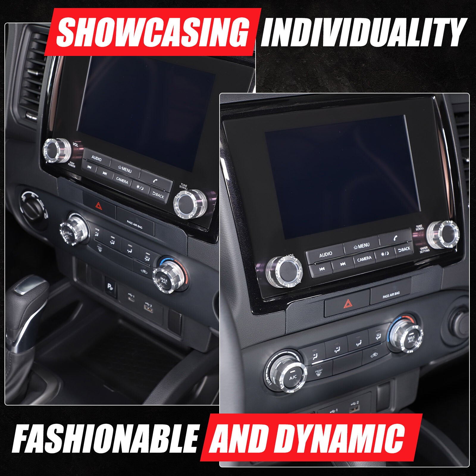 ALUMINUM ENGINE OIL COVER RADIATOR TANK COVER DECORATIVE SET for Corvette C8 20-24- v