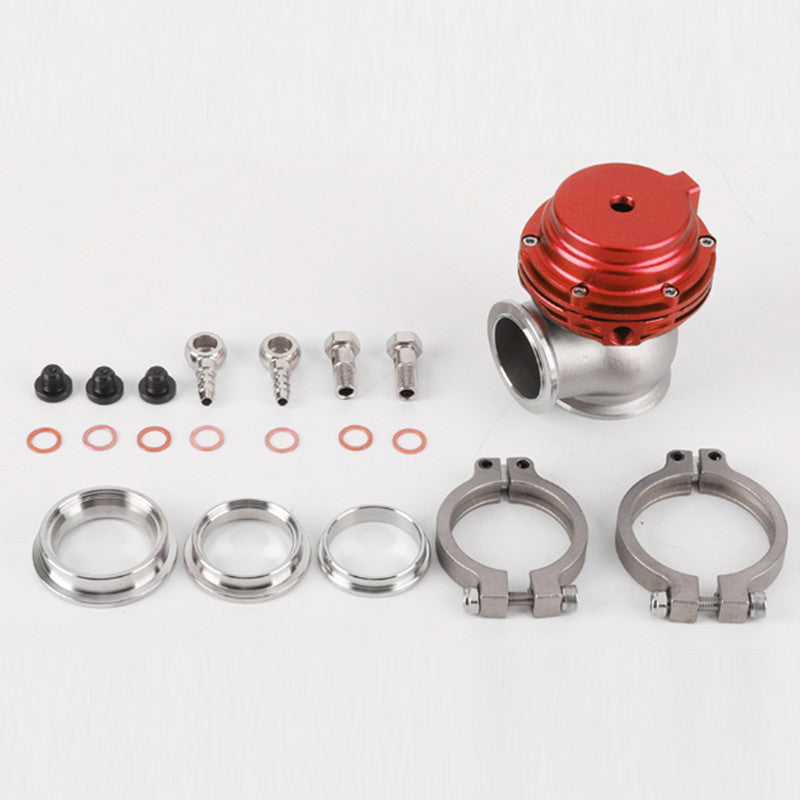 Universal Red 38mm External Turbo Wastegate V-Band Flange 22PSI for Manifold