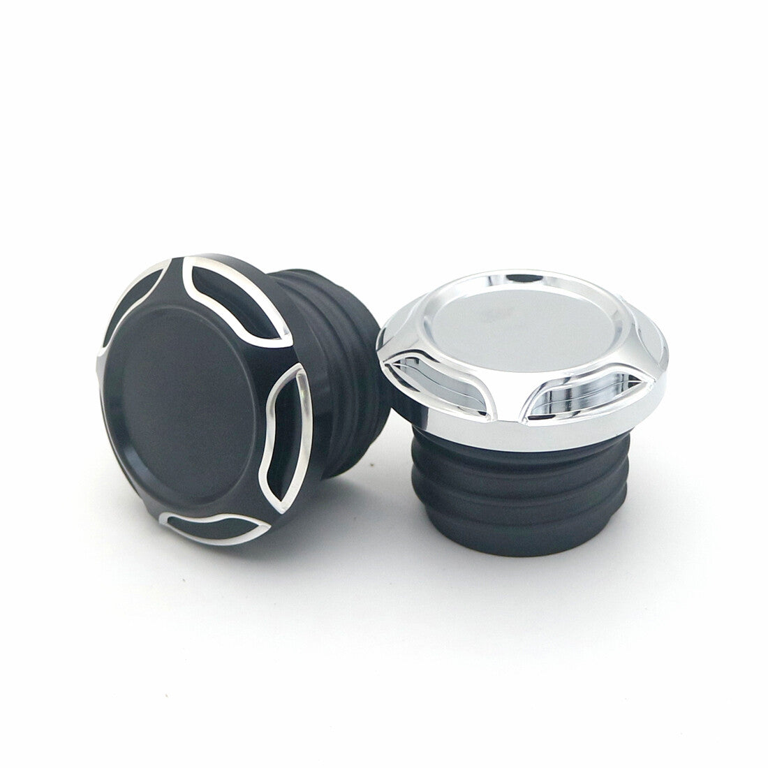 New CNC Edge Cut Vented Gas Tank Cap Fuel Cap for Harley Sportster Dyna Softail Q