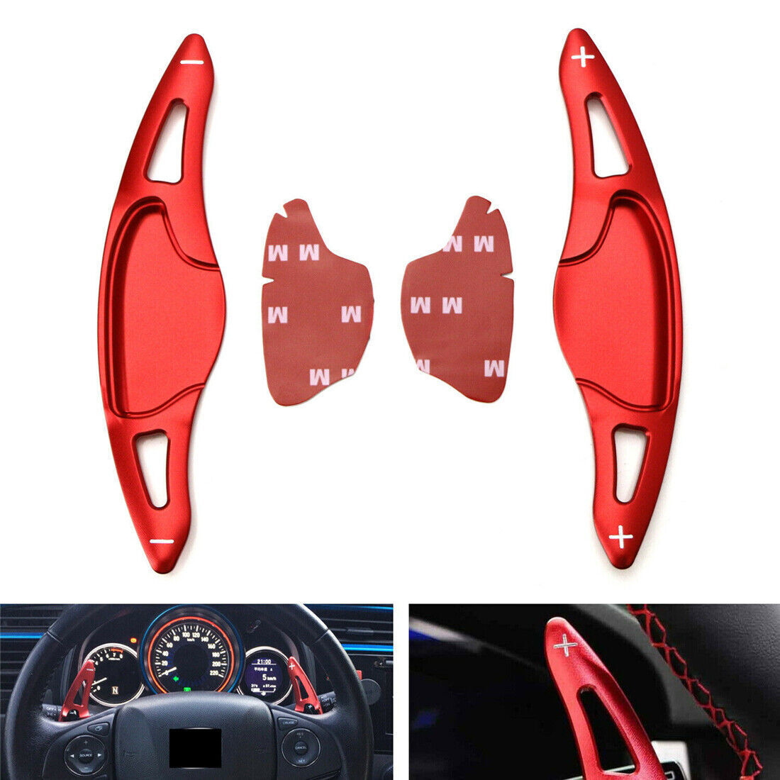 For -V Vezel FIT JAZZ Red Large Steering Wheel Paddle Shifter Extension n