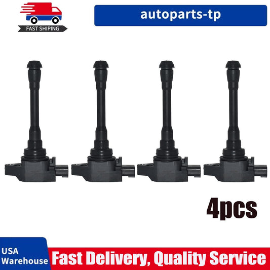 4 Ignition Coils for Nissan Sentra Altima Rogue Cube Versa for Infiniti 22448-1KT0A