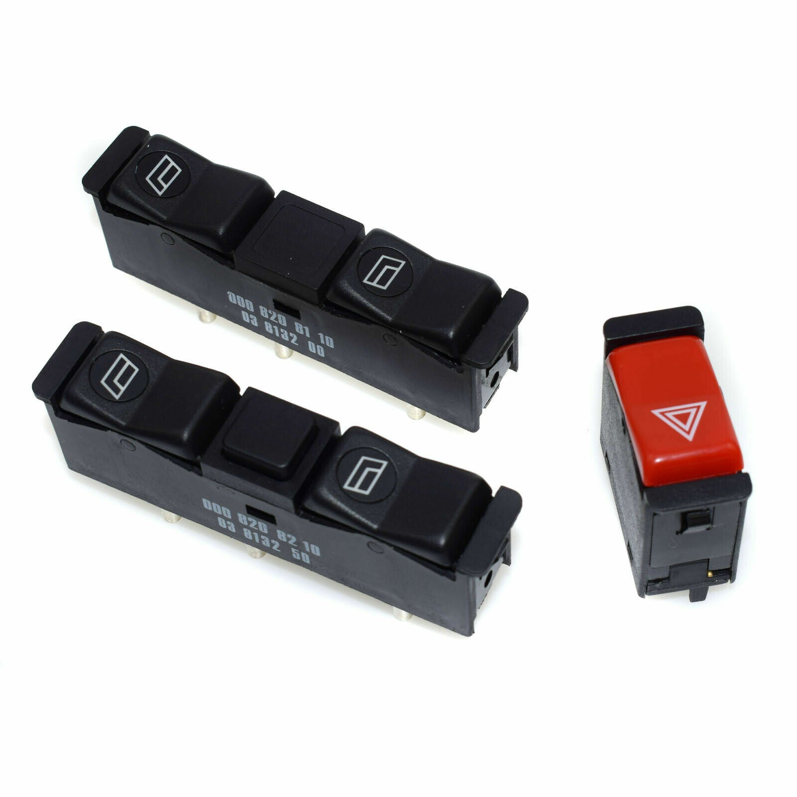 Set 3 Front Right Left Emergency Light Switches for 0008208210 New n