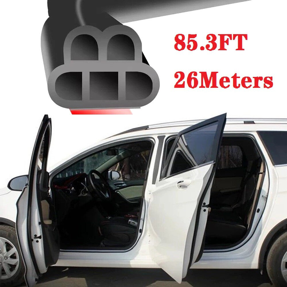 Automatic soundproofing Weatherstrip 85.3 ft rubber door seal - n