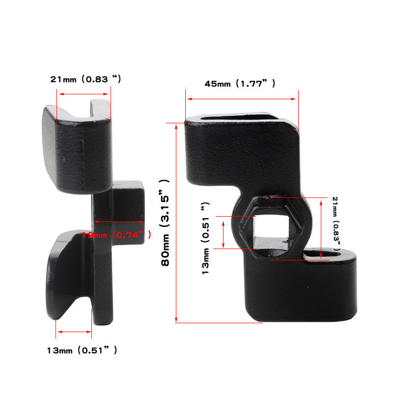 Wrench Extender Adaptor for 1/2 Inch Drive Wrench Extend More Leverage Universal Q