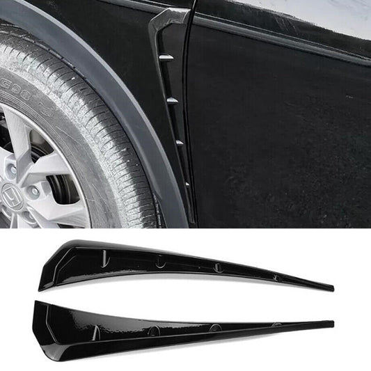 for Honda CR-V 2023-2024 Gloss Black Side Door Fender Vent Air Wing Cover Trim
