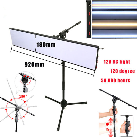 12V PDR Dent Reflector,Tripod Line Panel Light Dent Repair Tools Dent Finder v