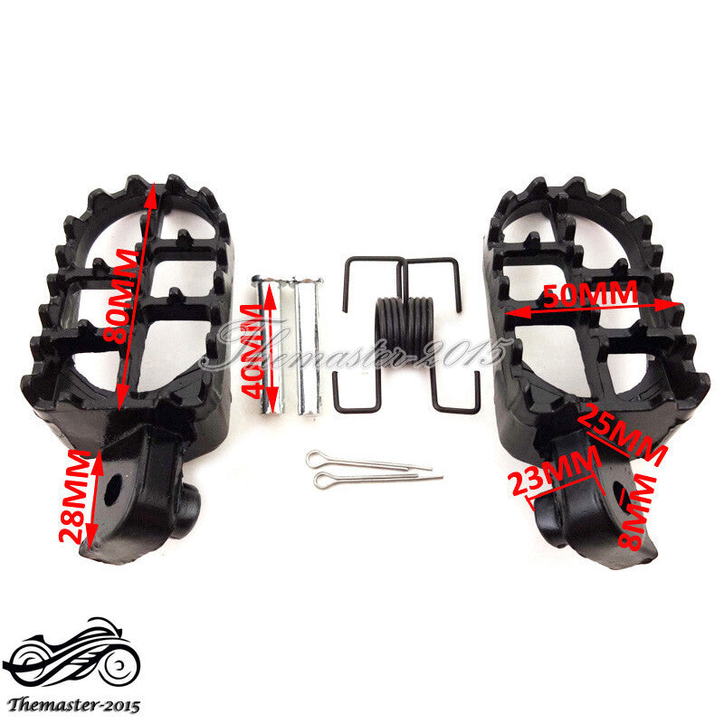 Footrest Foot Peg Pedal for for Suzuki DL650 V-Strom for Honda XR50R CRF50 CRF70 Q