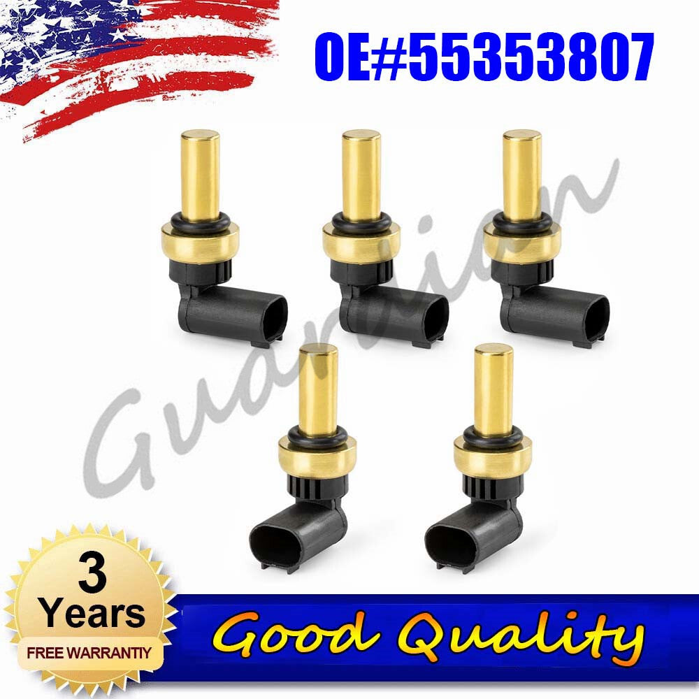 5x Coolant Temp Temperature Sensor 55353807 for Buick Encore for Chevy for Cruze Sonic