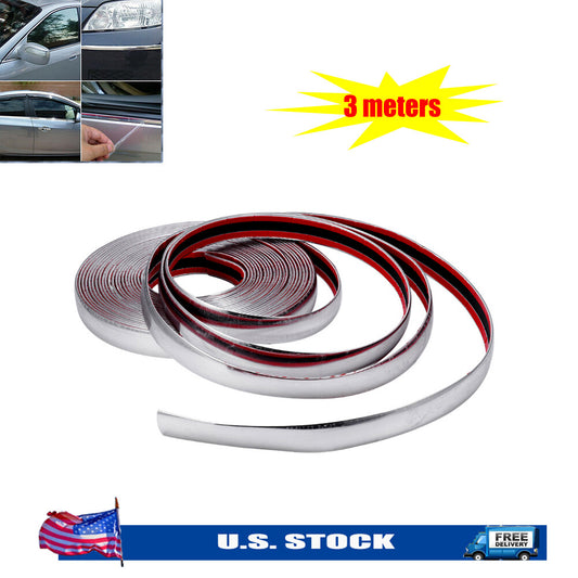 3-inch truck/car chrome-plated molded trim grille, window, and bumper parts - n
