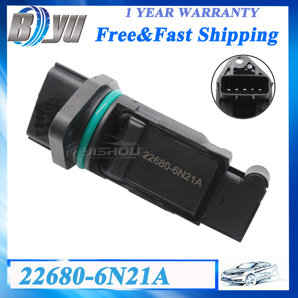 5PIN Mass Air Flow Sensor MAF for Nissan Skyline V35 250GT 300GT 22680-6N21A New